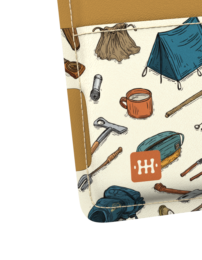 Kožni novčanik - Kampovanje - Slika 2