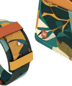 Alternative view of Set: Kožna narukvica za Apple sat i novčanik – Organic 2