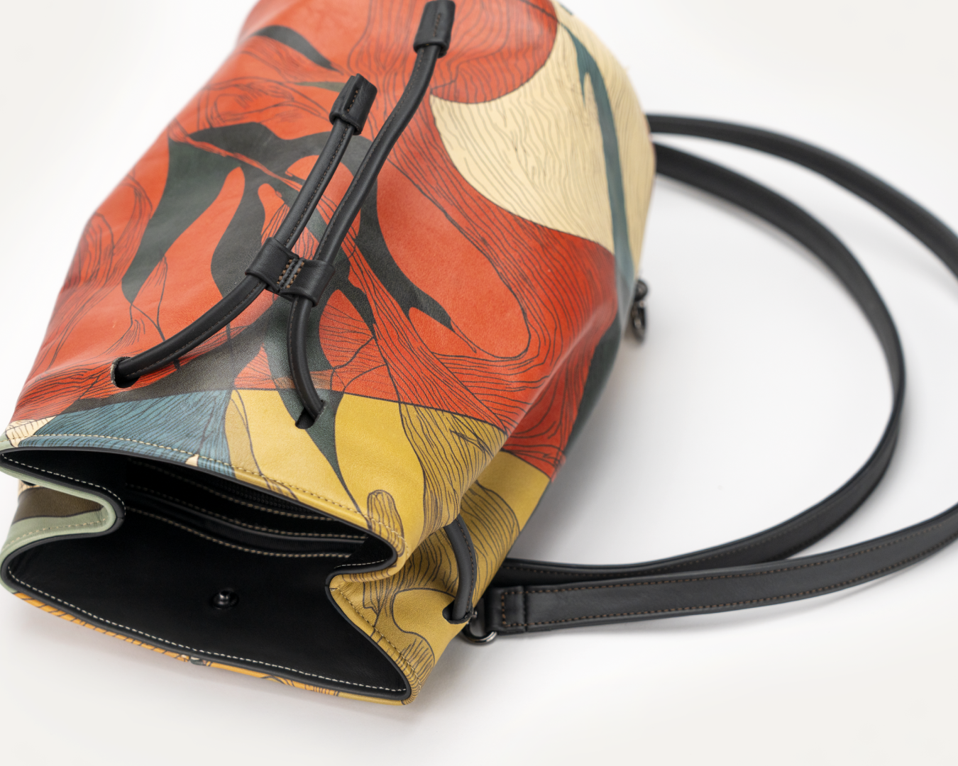 Kožna torba Organic – HideHub ručno rađena torba od prave kože u toplim tonovima