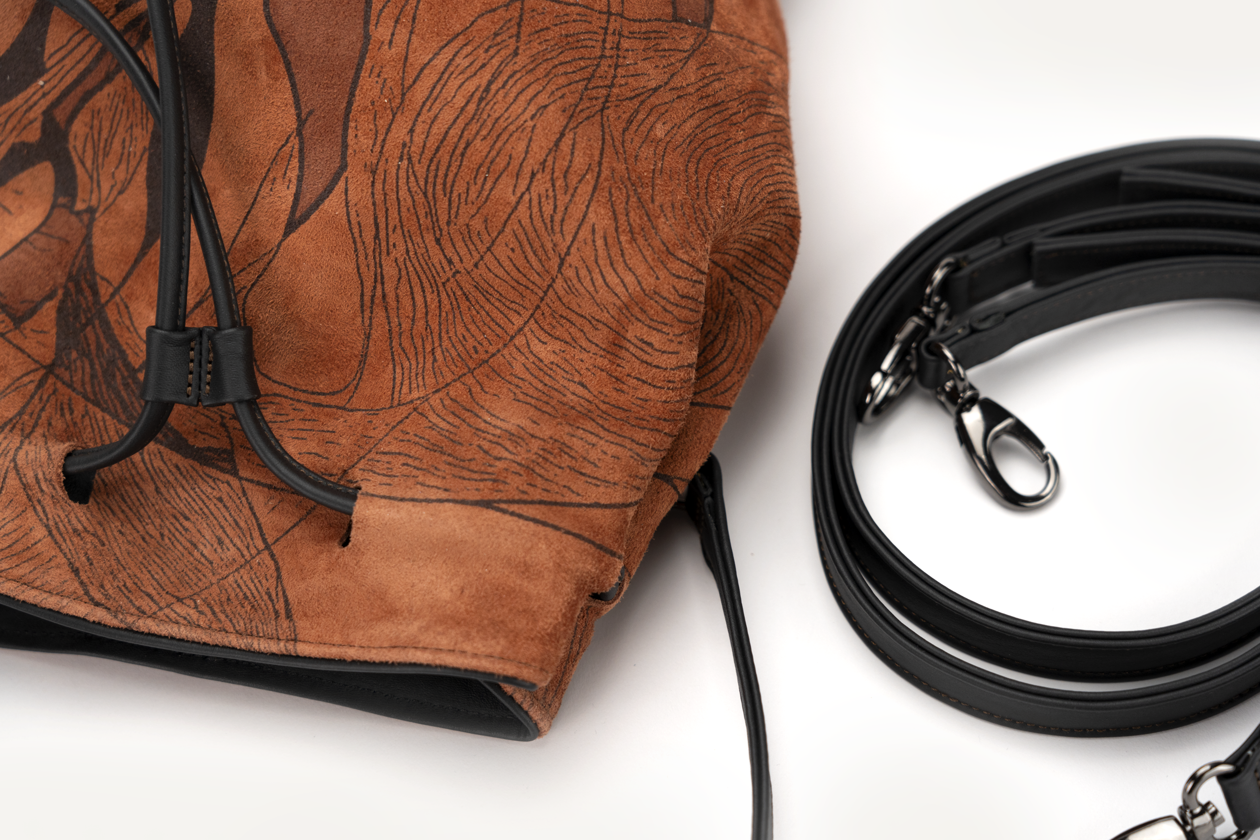 Kožna torba – Velur - Slika 2